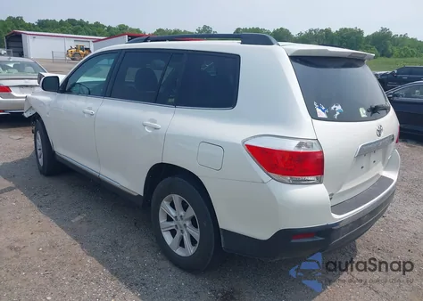 2013 Toyota Highlander Se V6 from USA, damaged, VIN 5TDBK3EH9DS247605